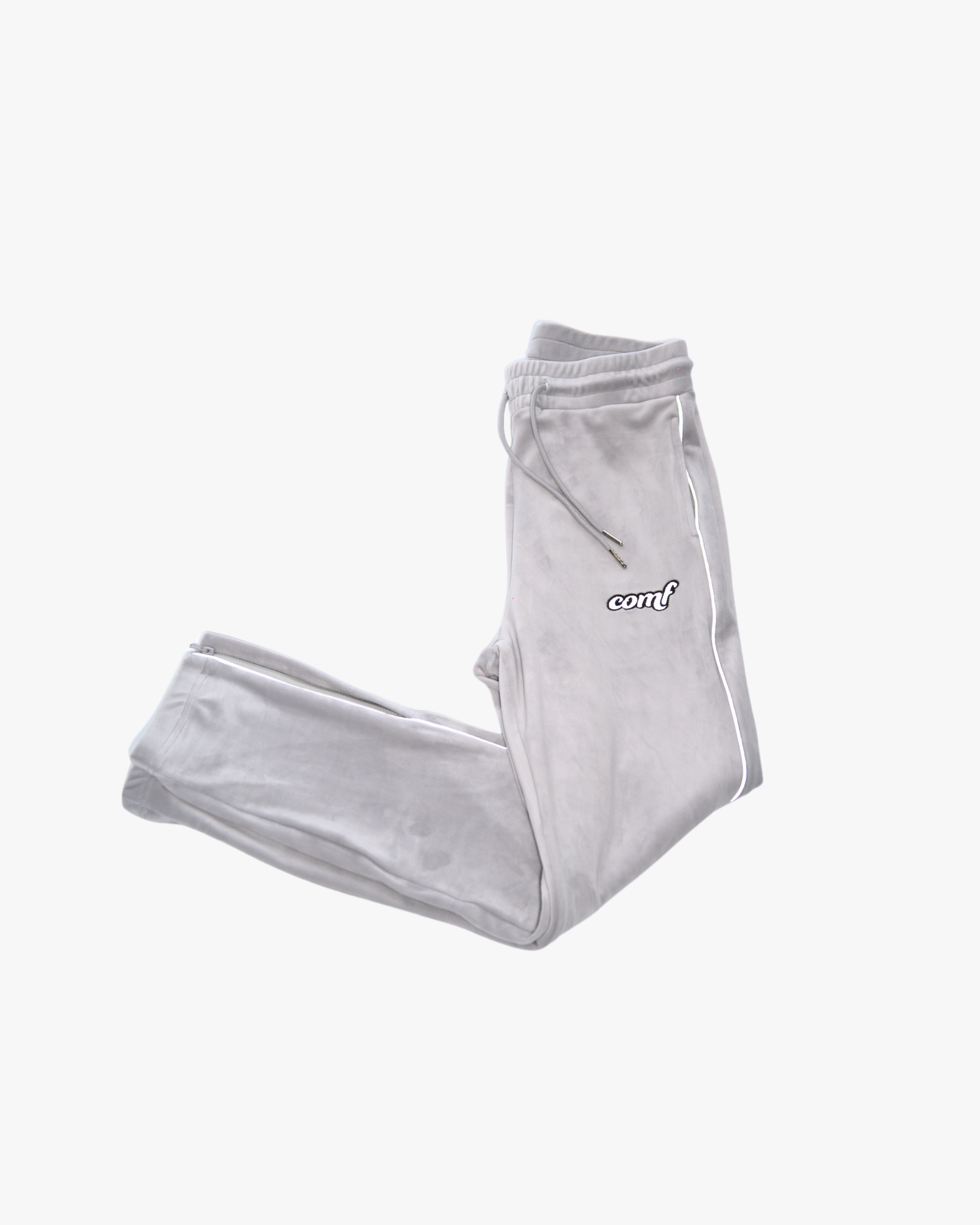 The Comf Velour Pant "Silver Surfer"