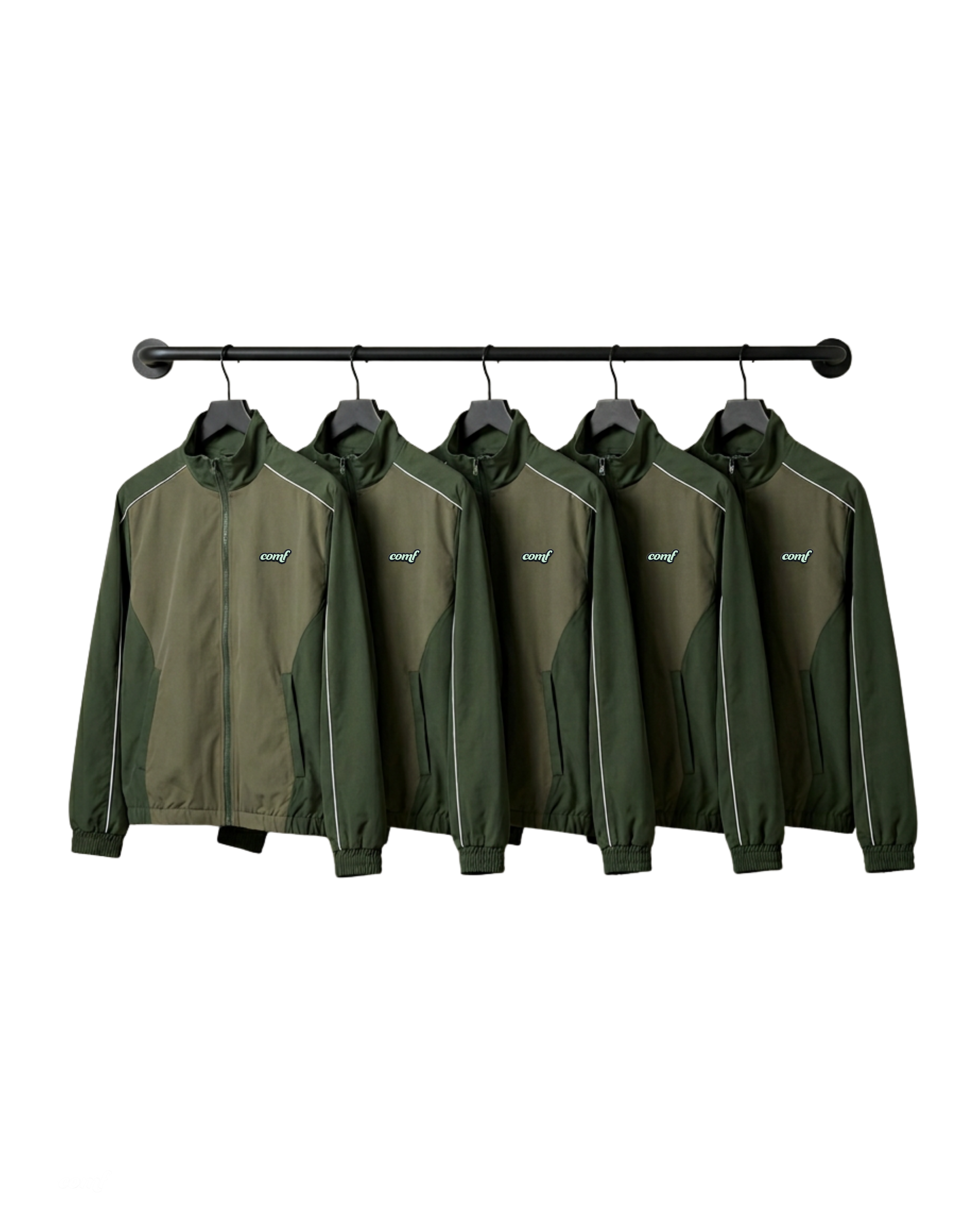 The Comf Track Jacket "Money Green"