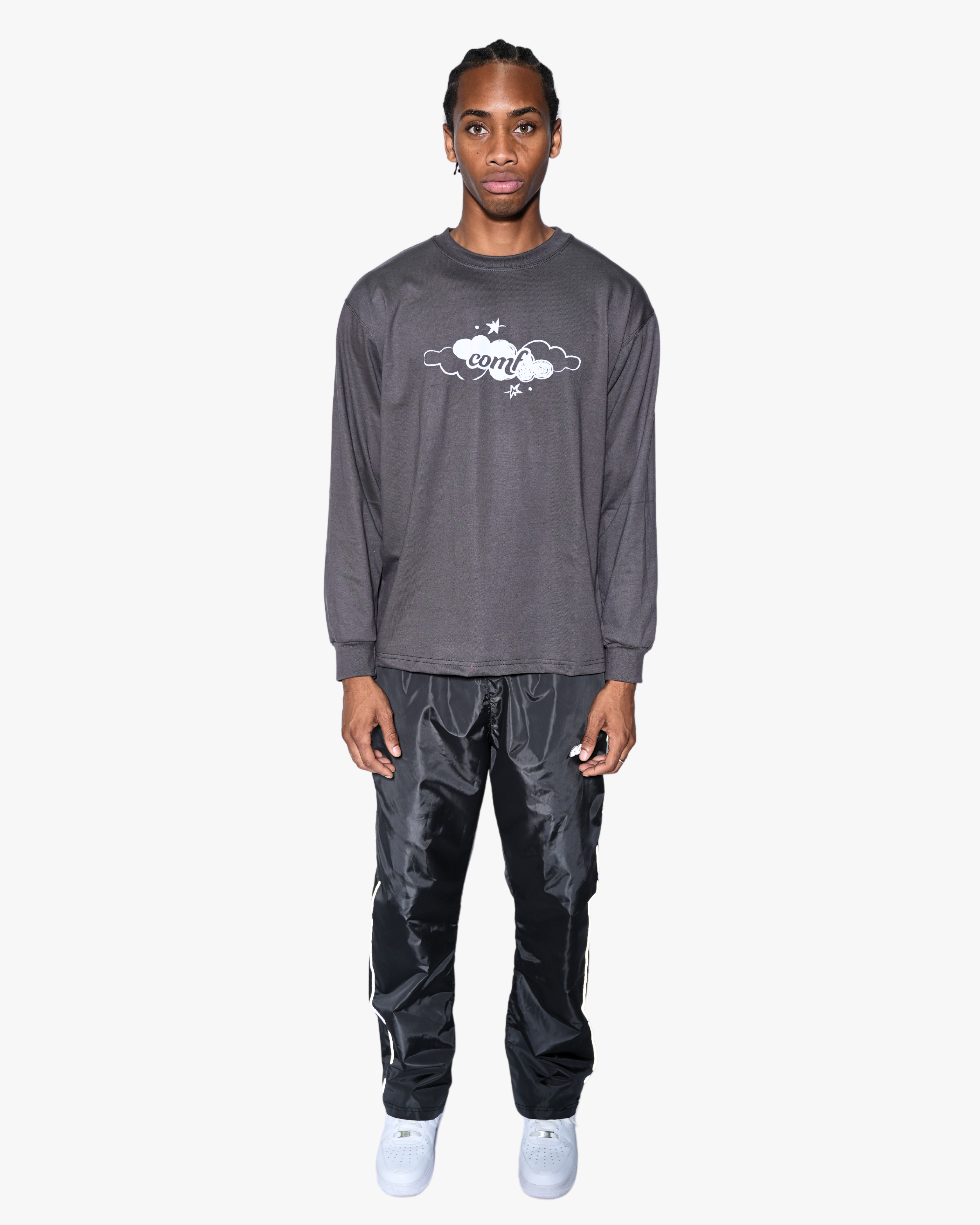 The Comf Long-sleeve Tee "Gray"