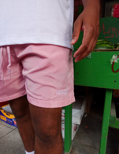 The Comf Nylon Short "Pink"