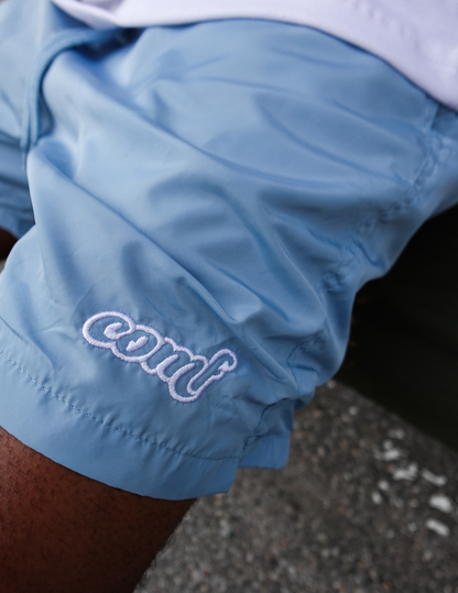 The Comf Nylon Short "Powder Blue"