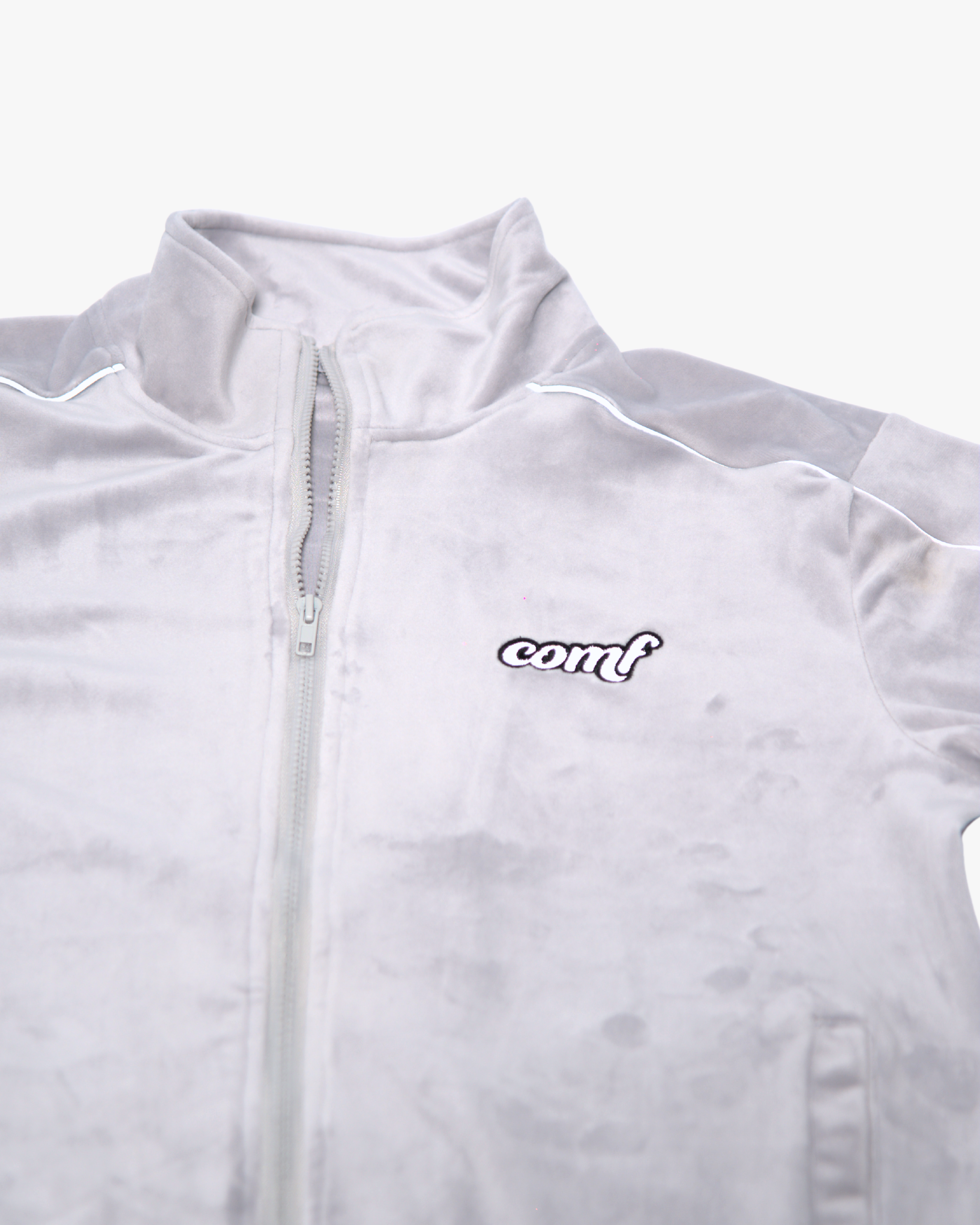 The Comf Velour Jacket "Silver Surfer"