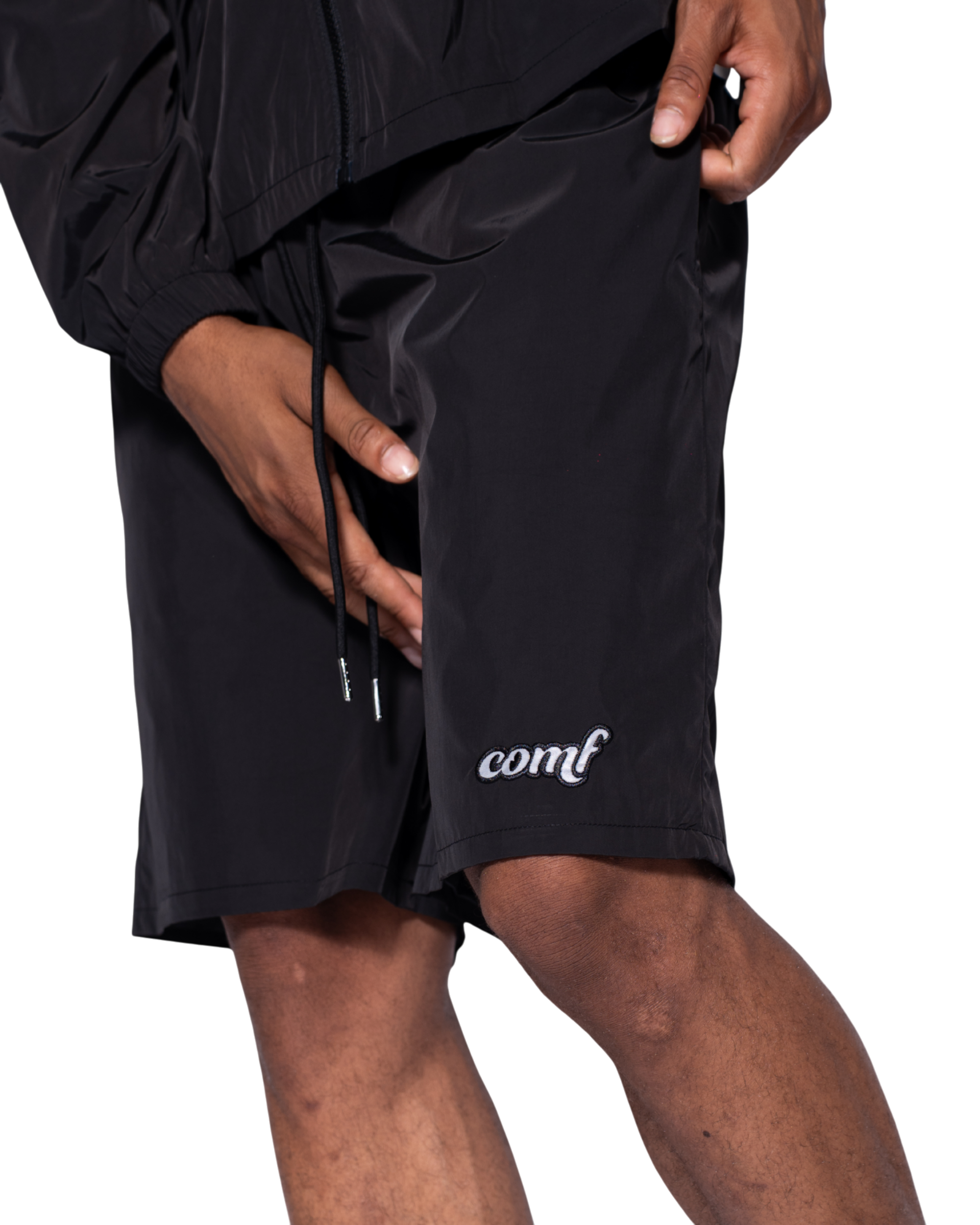 The Comf Nylon Shorts "Black"