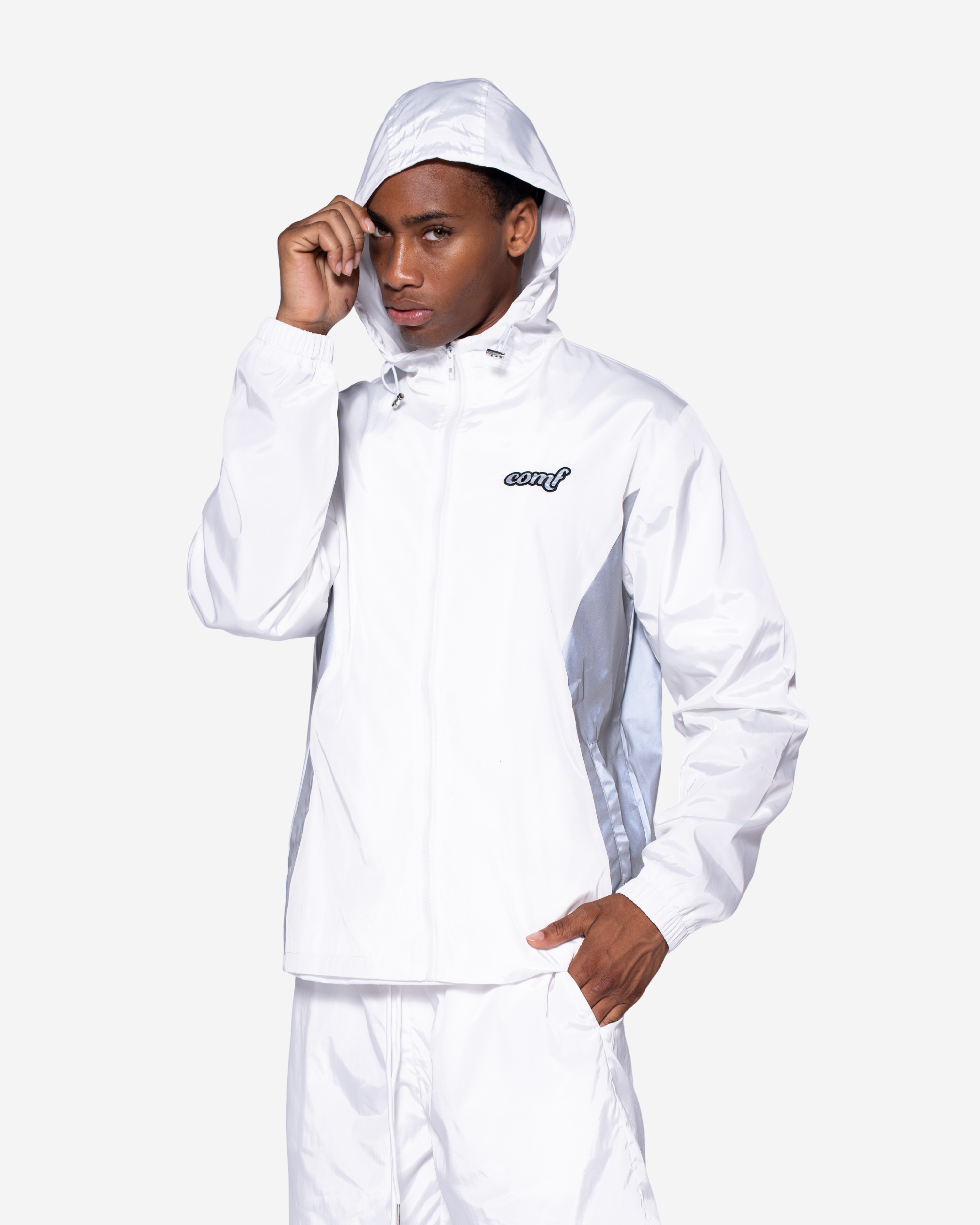 The Comf Nylon Jacket "White"