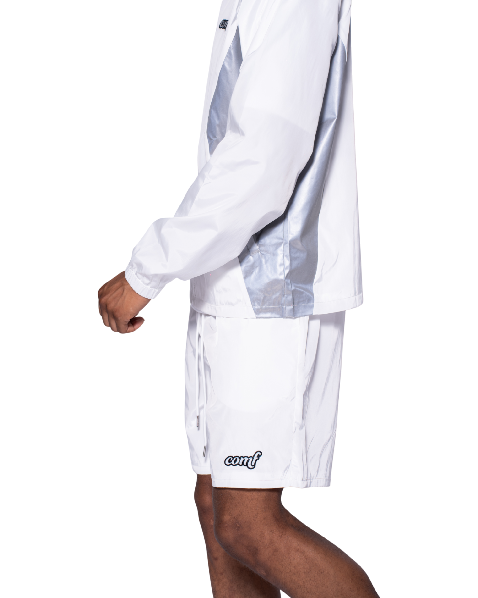 The Comf Nylon Shorts "White"