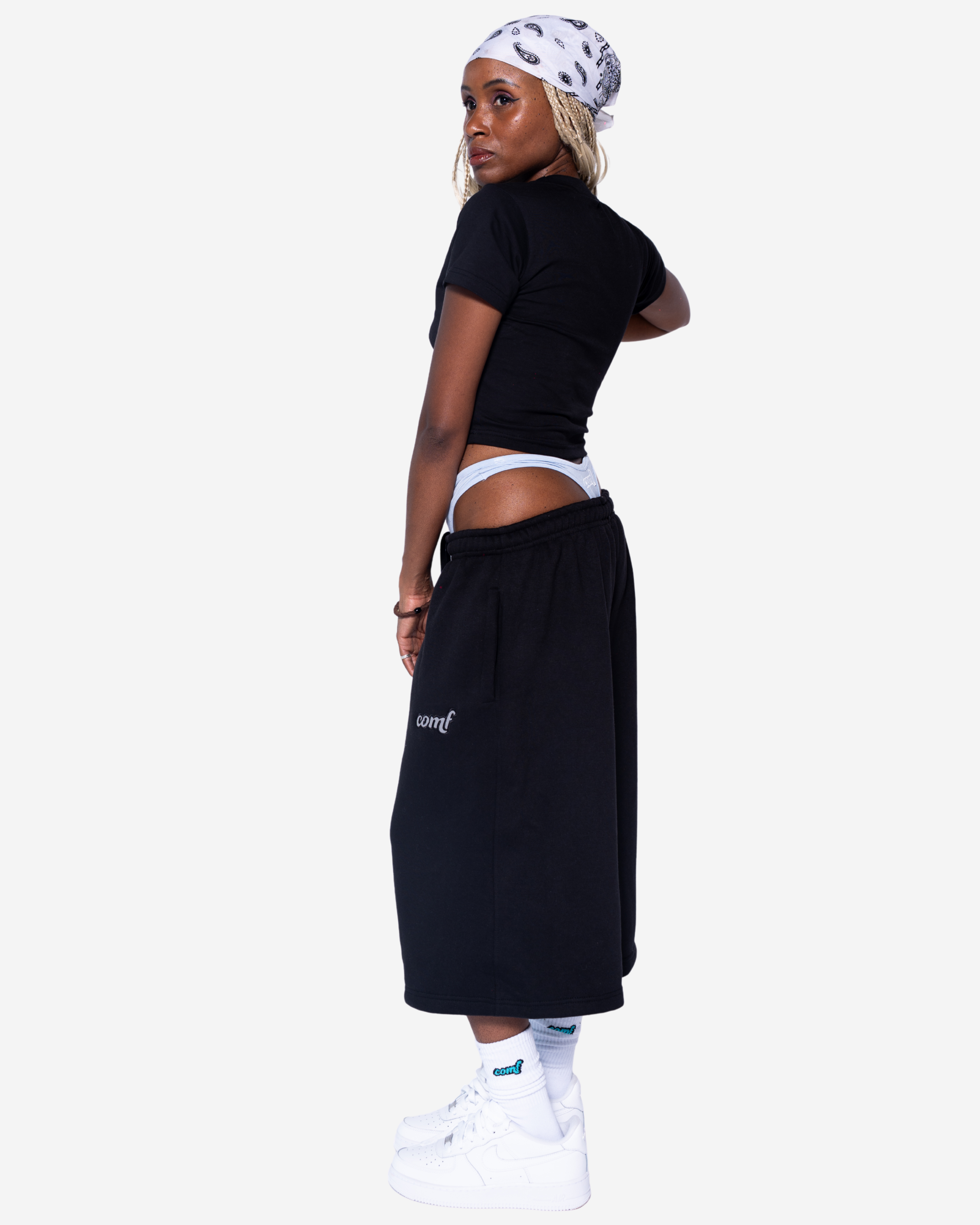 The Comf Baggy Shorts "Black"