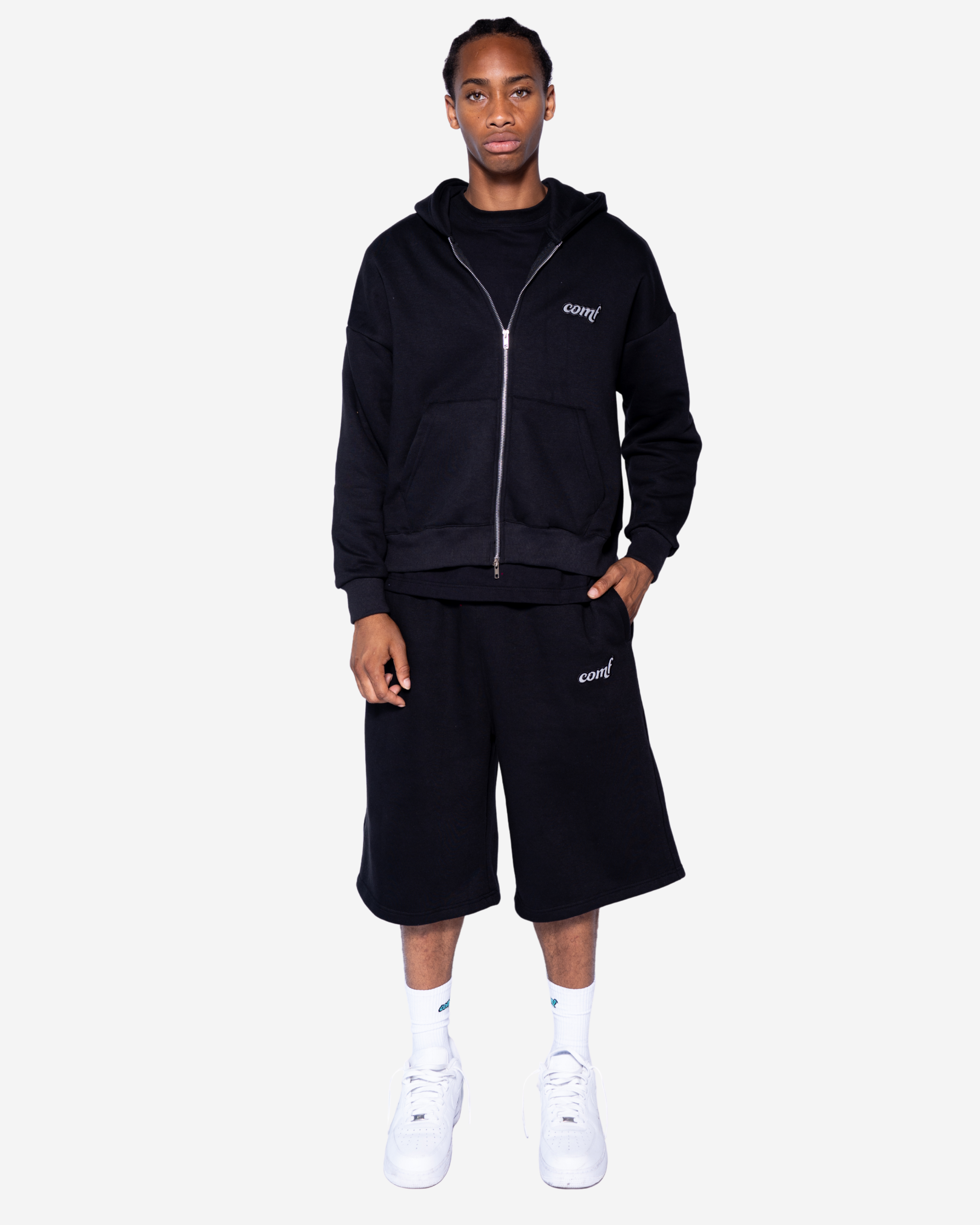 The Comf Baggy Short Set "Black"