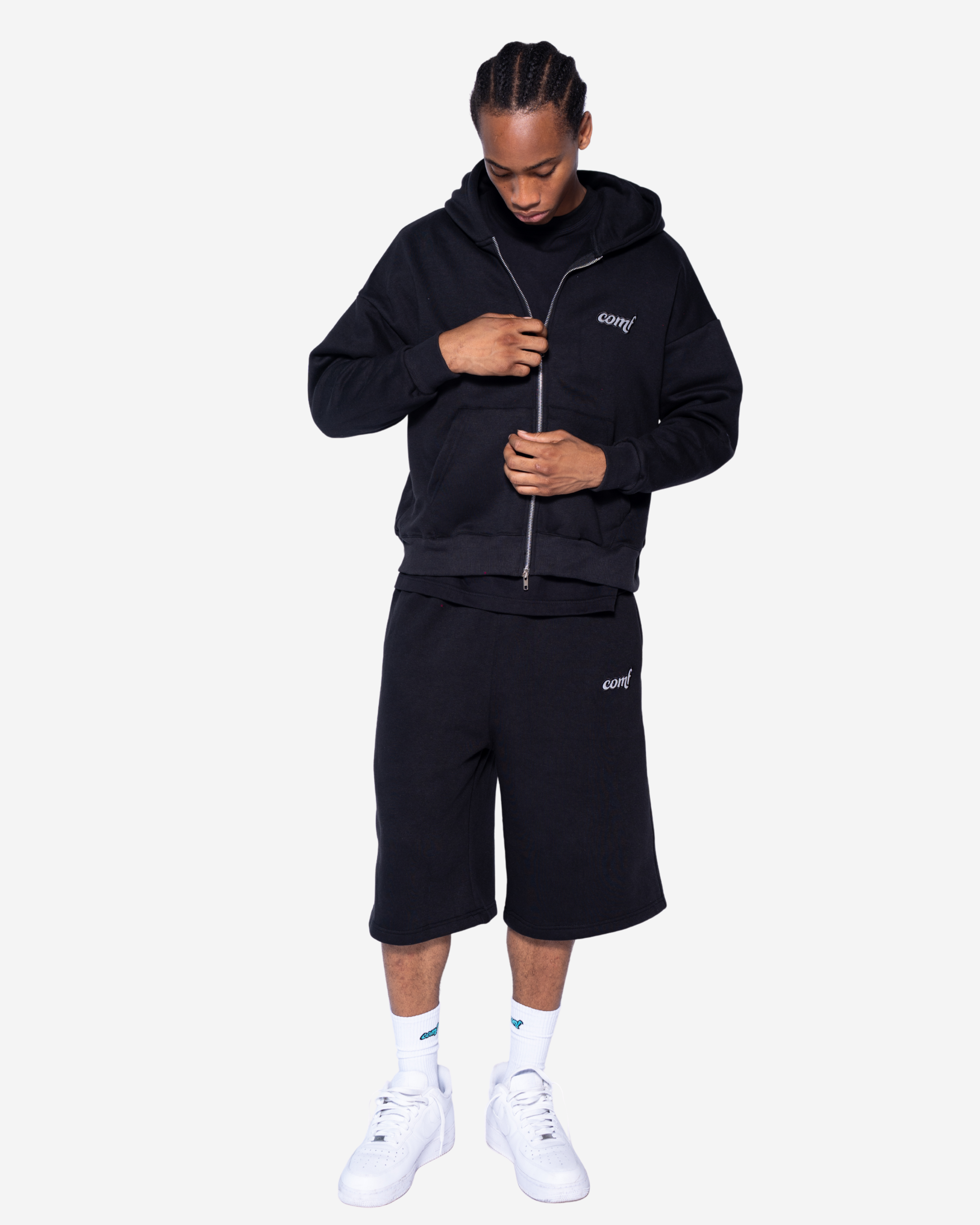 The Comf Baggy Short Set "Black"