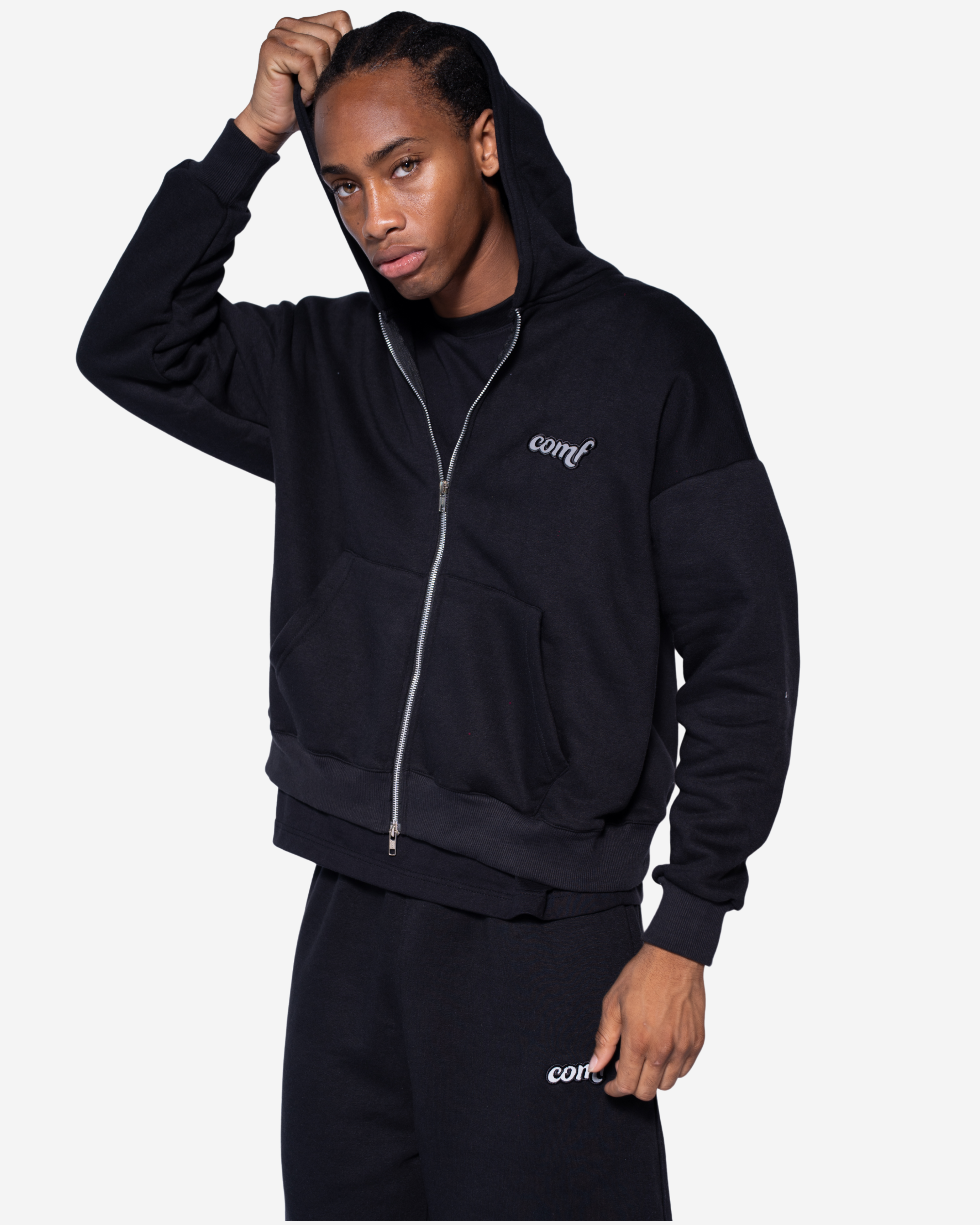 The Comf Baggy Short Set "Black"