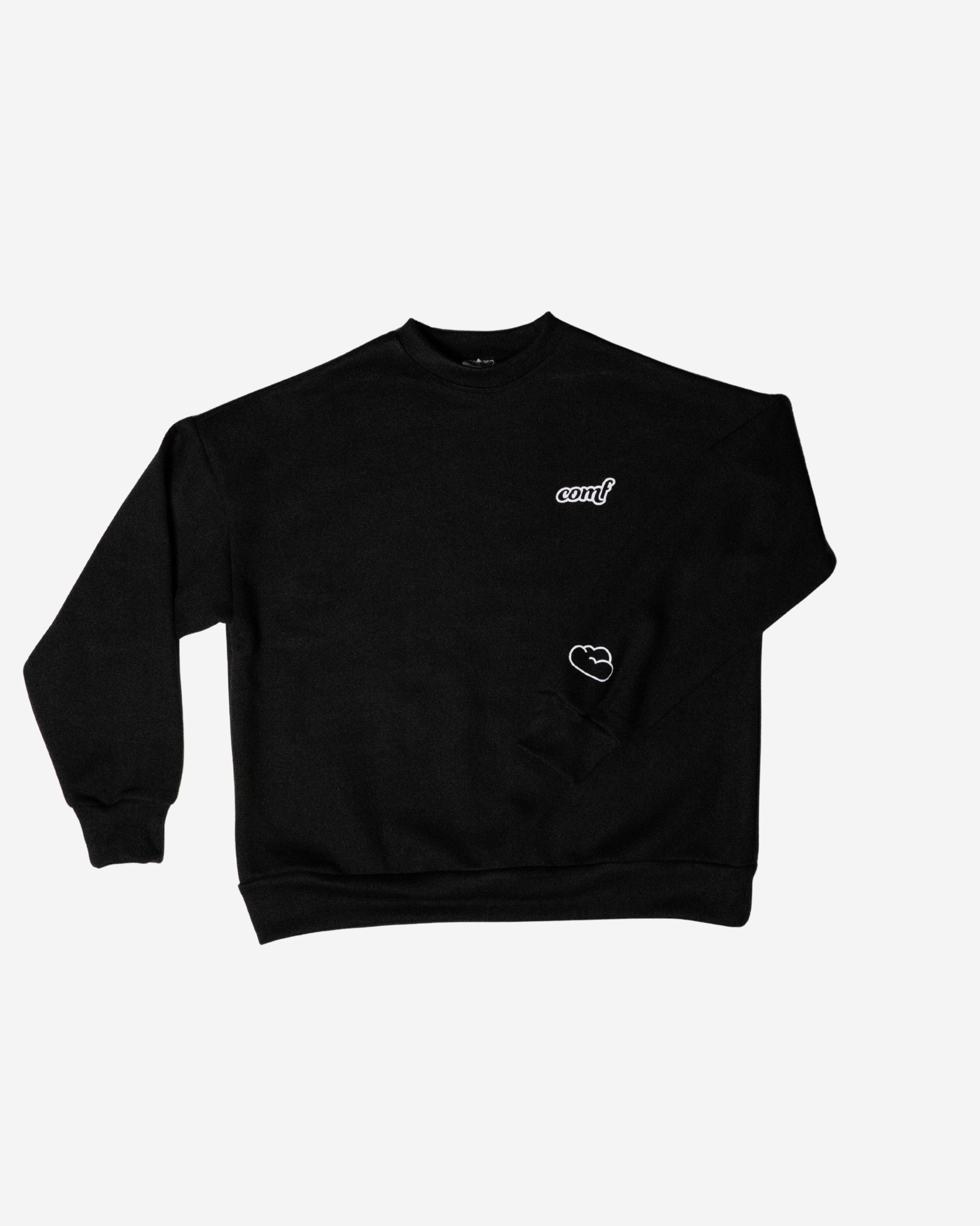The Comf Crew Neck "Black"