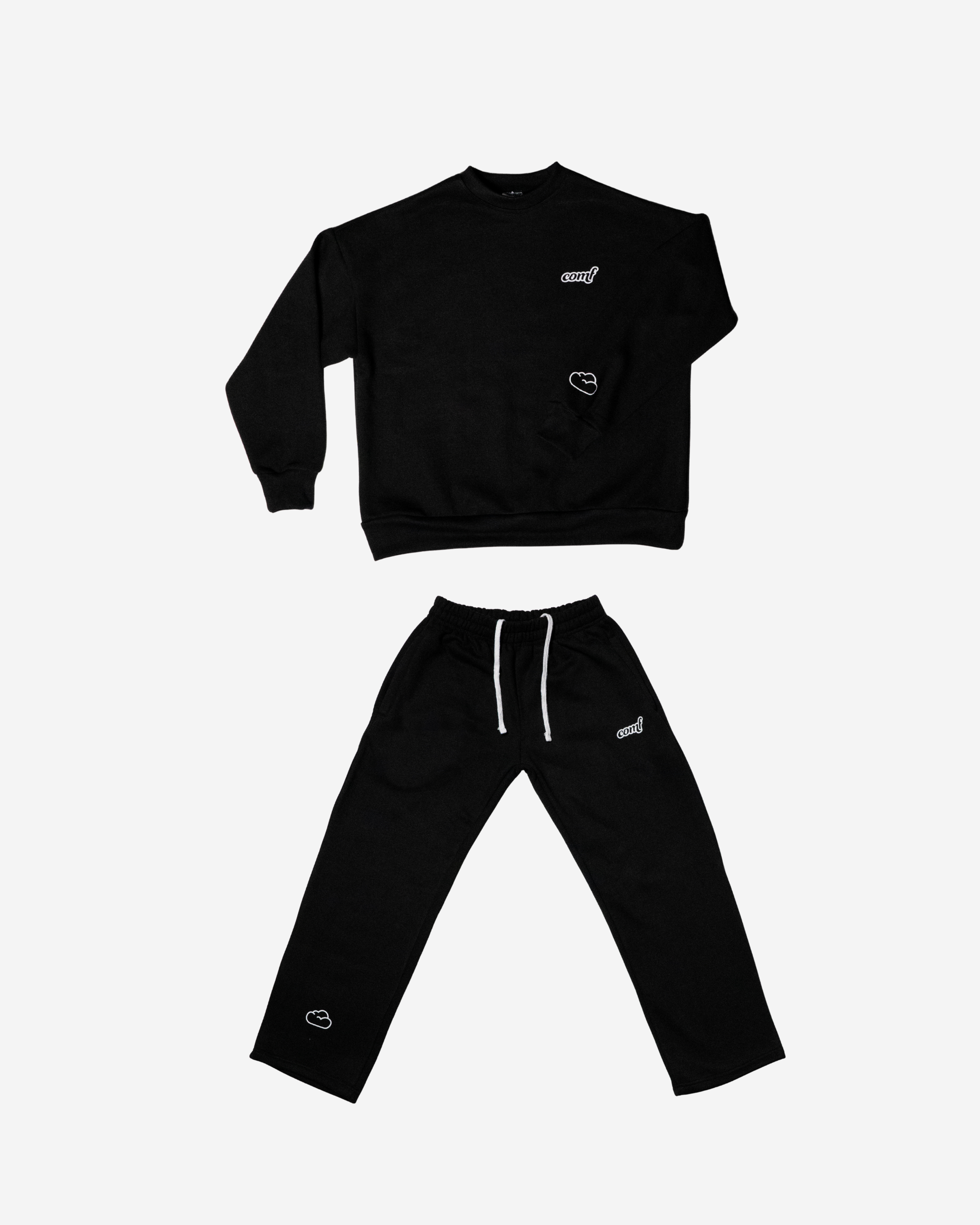 The Comf Heavyweight Sweatsuit Bundle "Black"