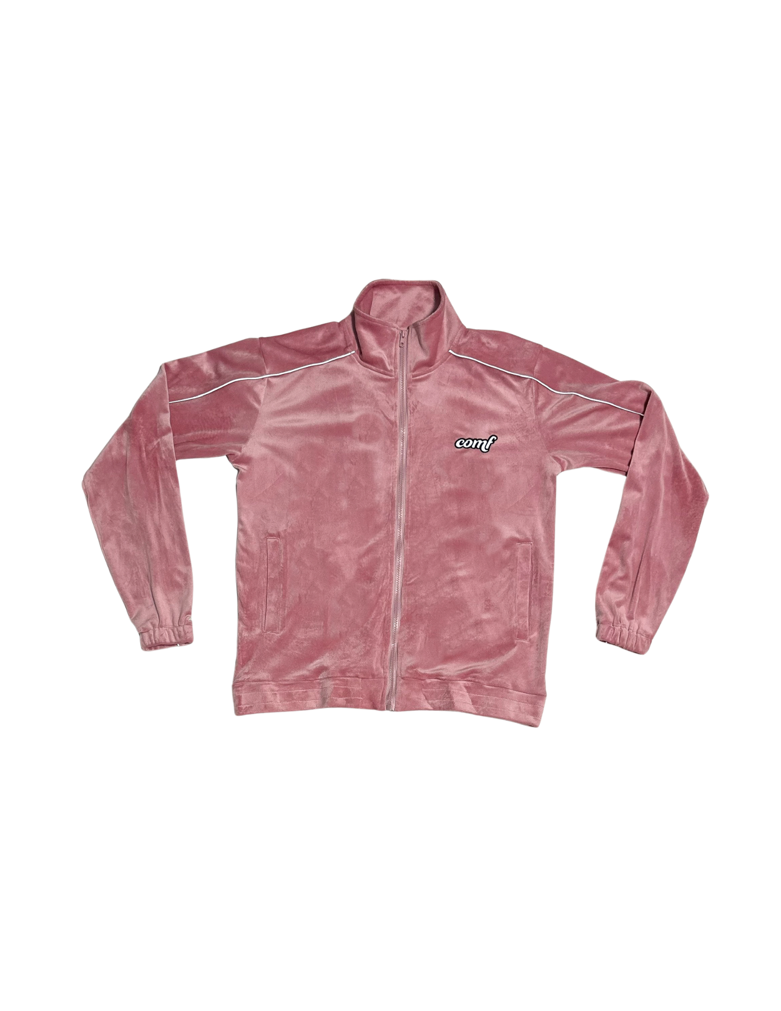 The Comf Velour Jacket "Salmon"