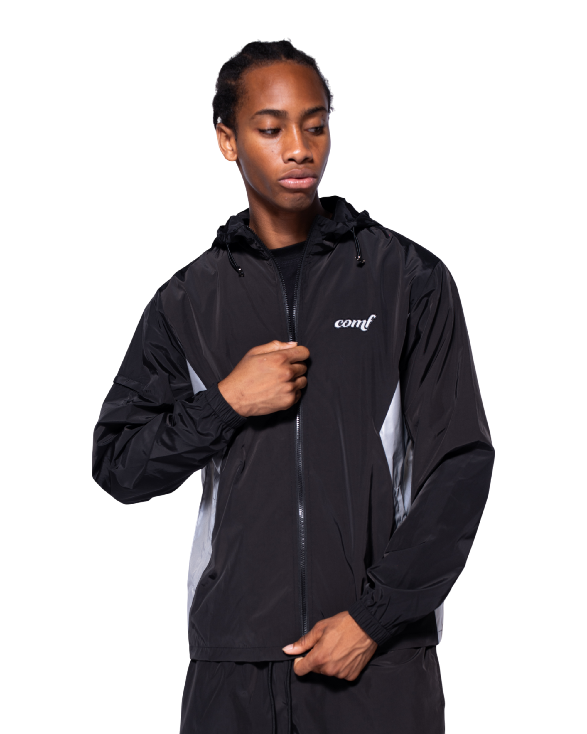 The Comf Nylon Jacket "Black"