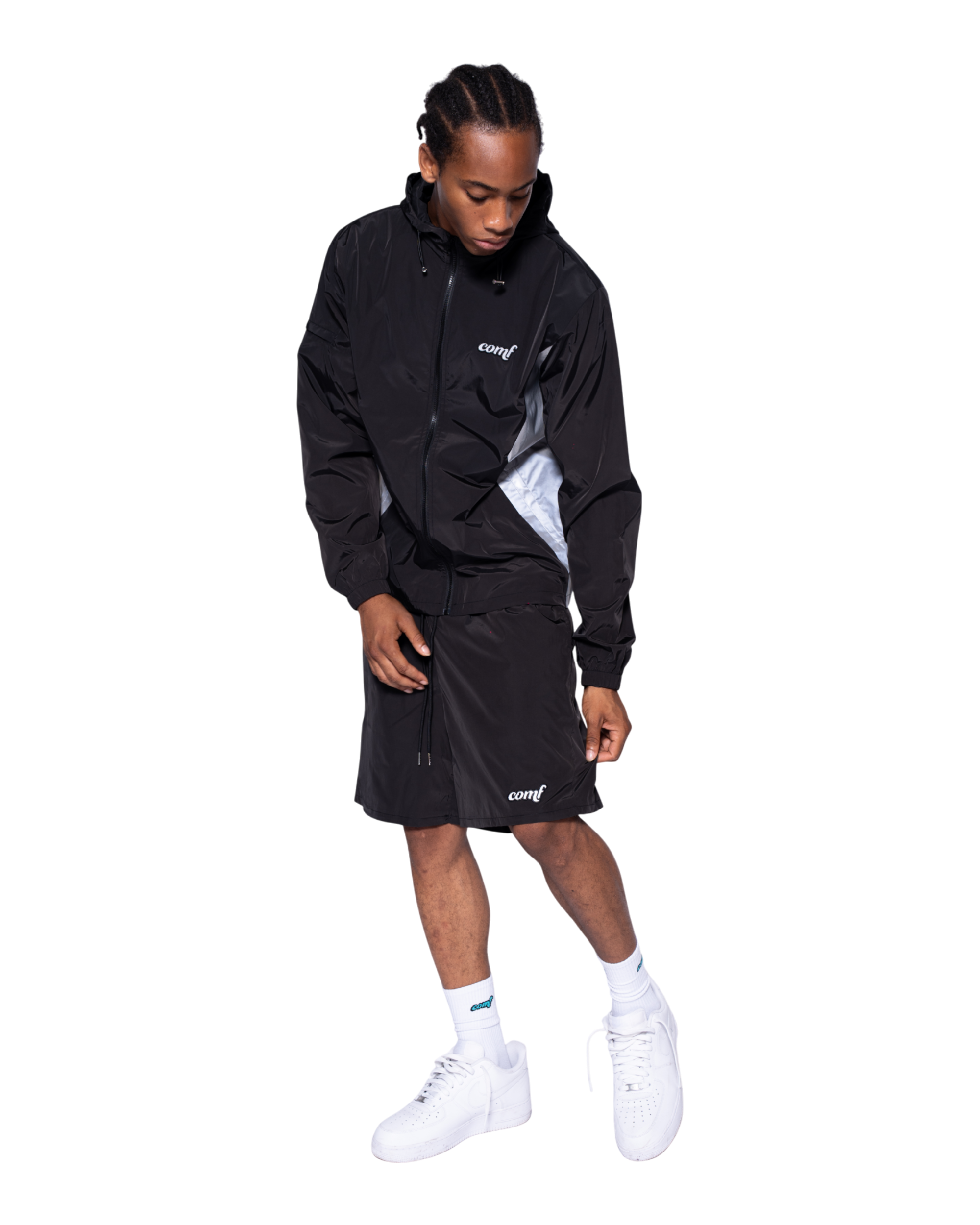 The Comf Nylon Shorts "Black"
