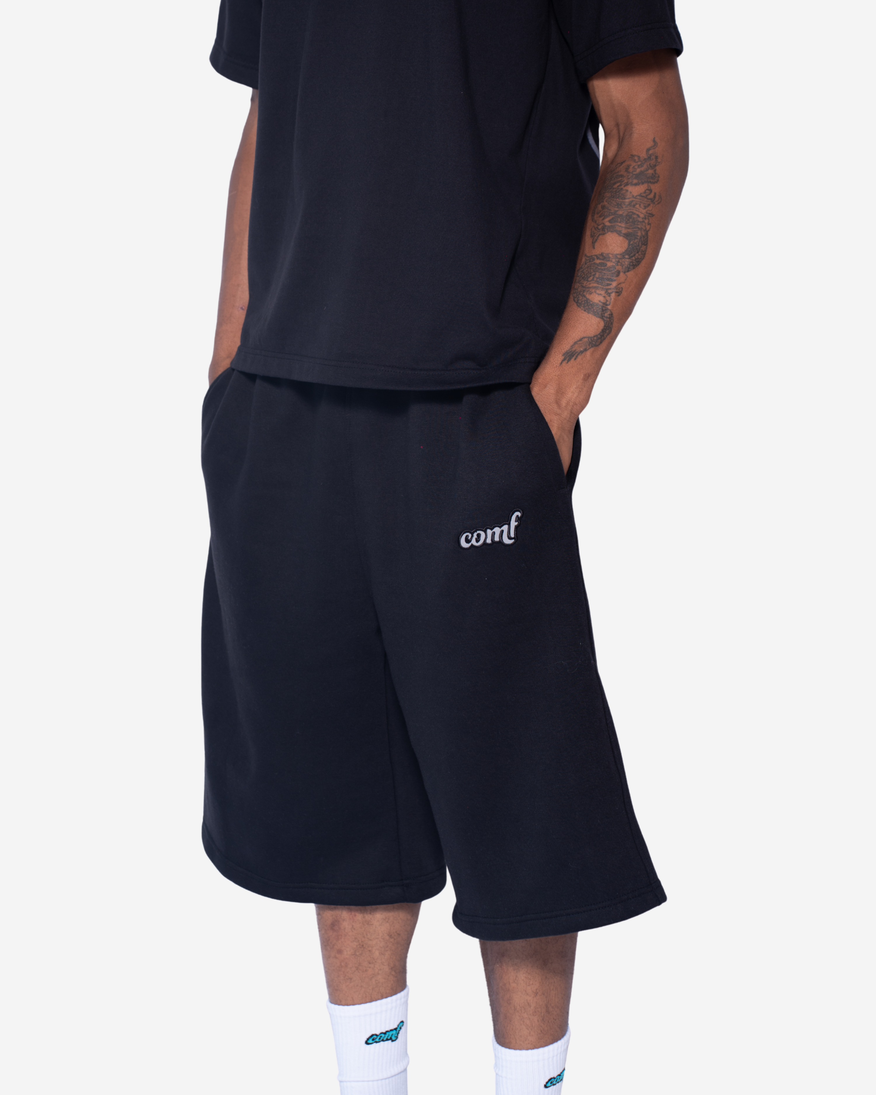 The Comf Baggy Shorts "Black"