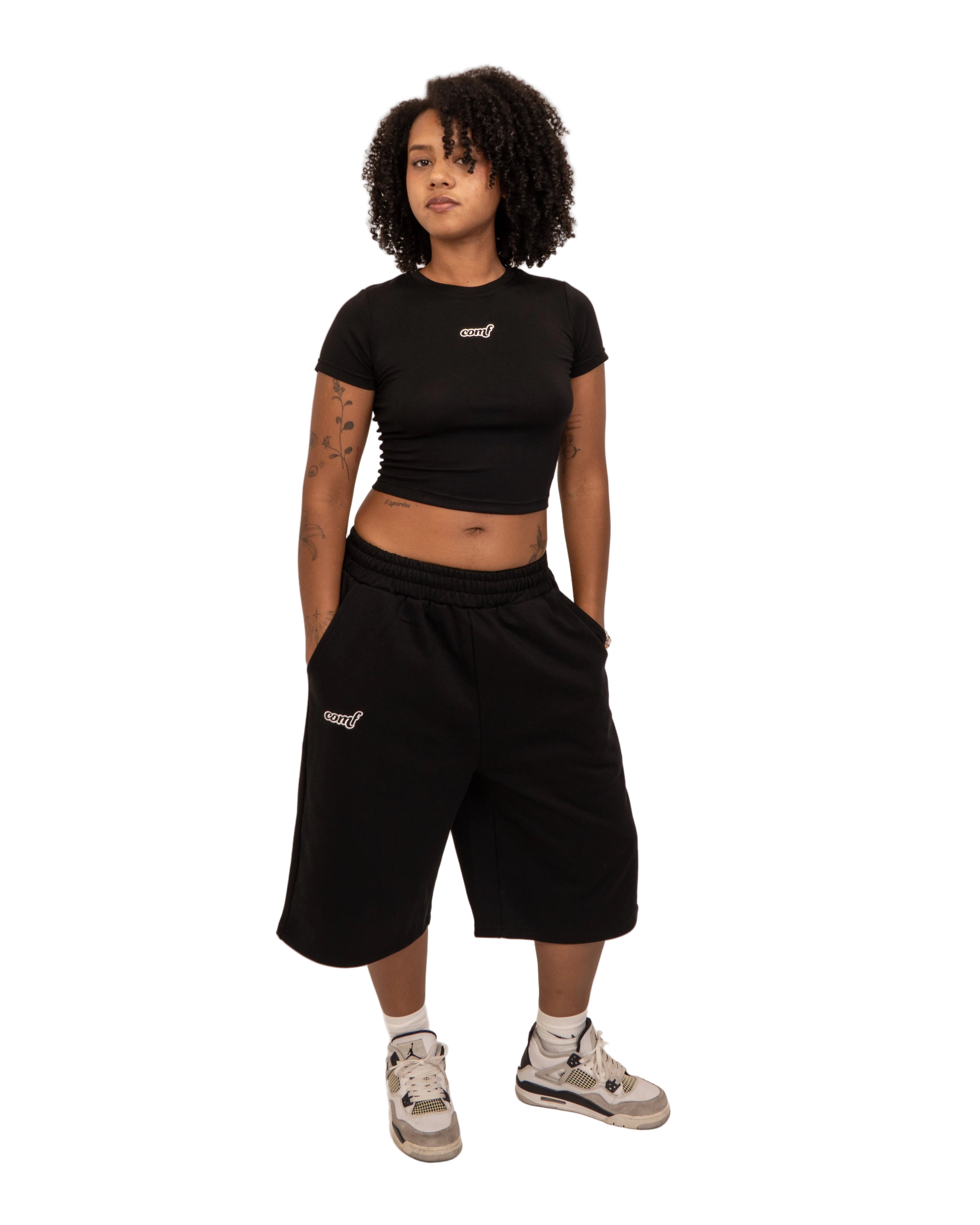 The Comf Baggy Shorts "Black"