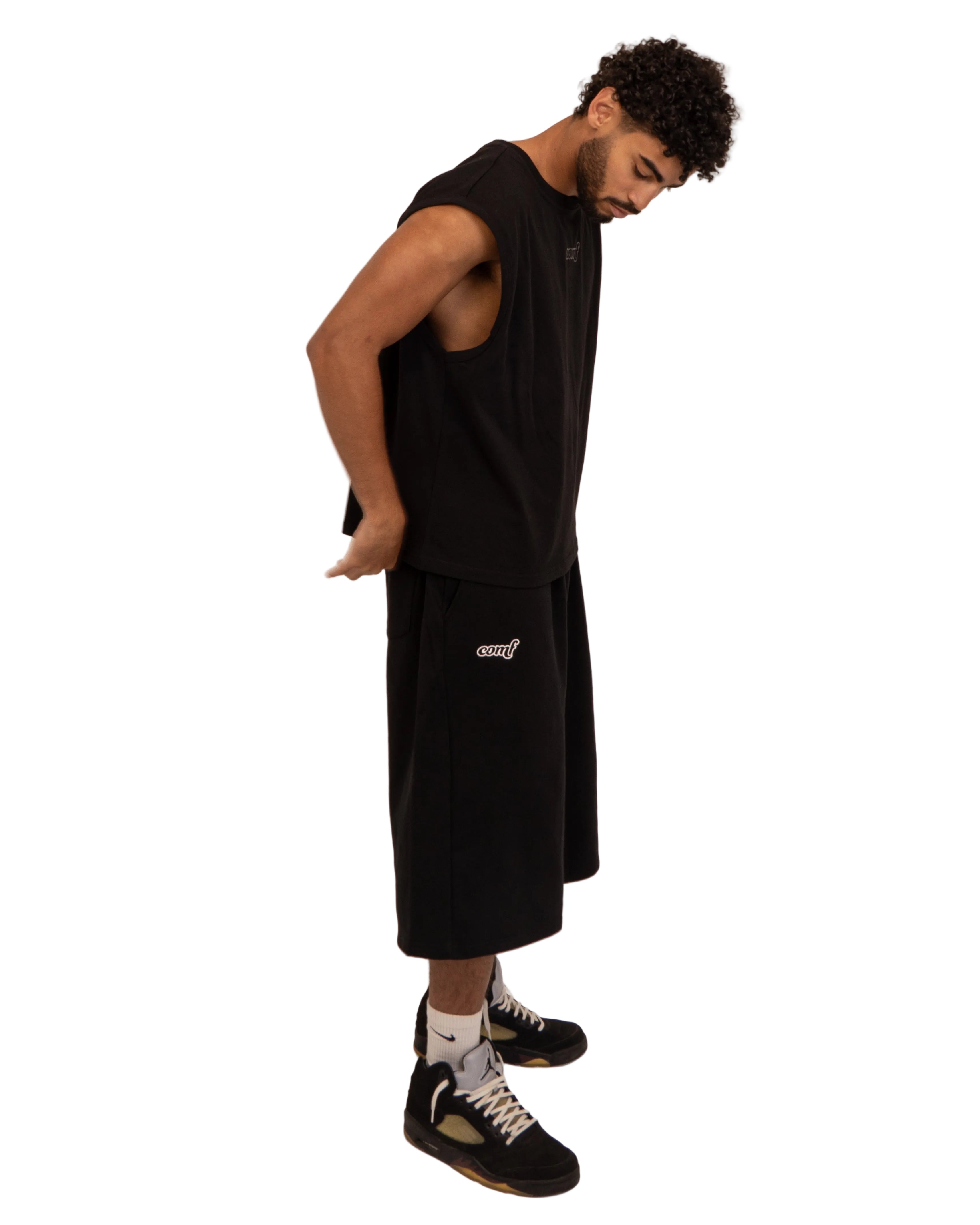 The Comf Baggy Shorts "Black"