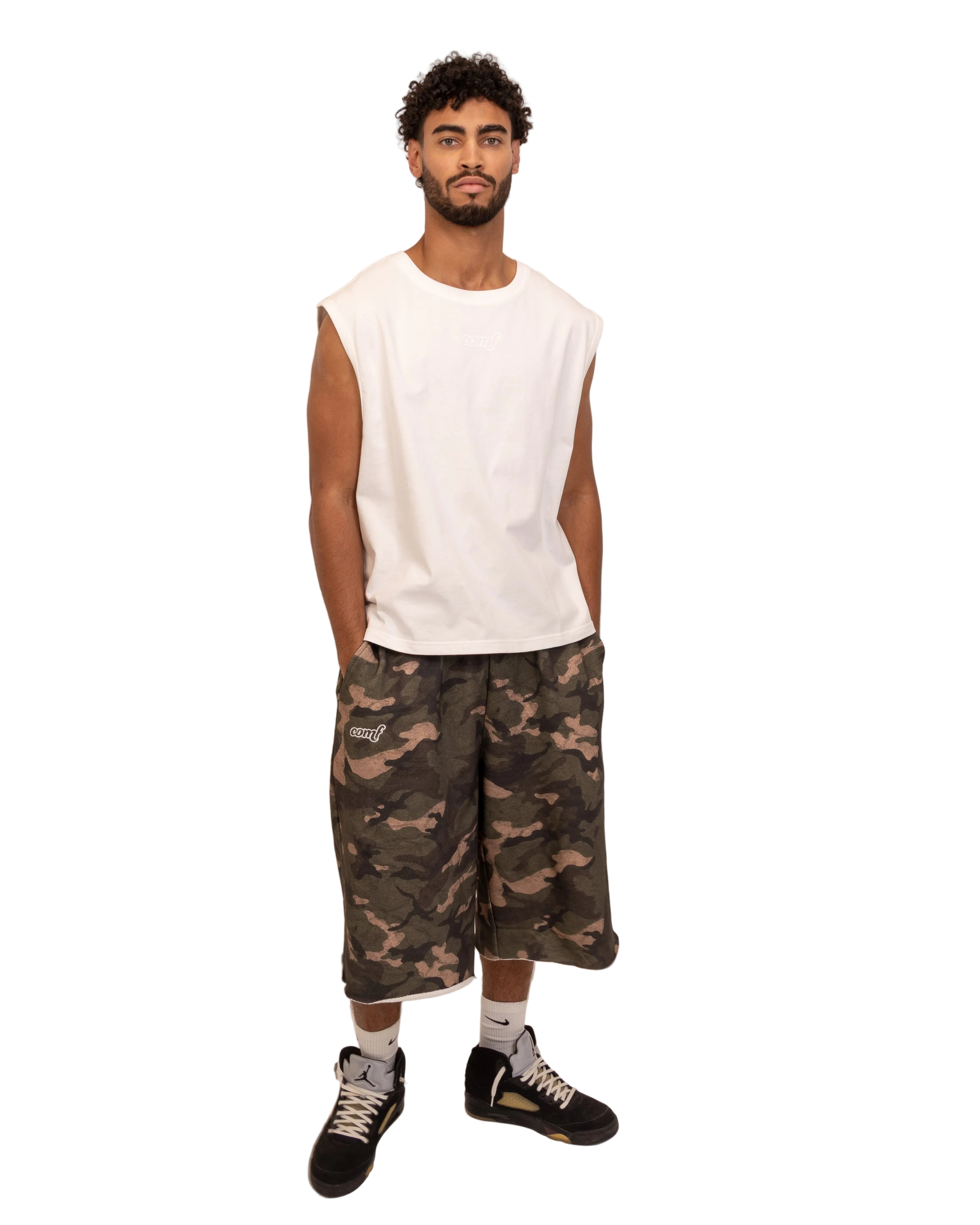 The Comf Cut Off "White"