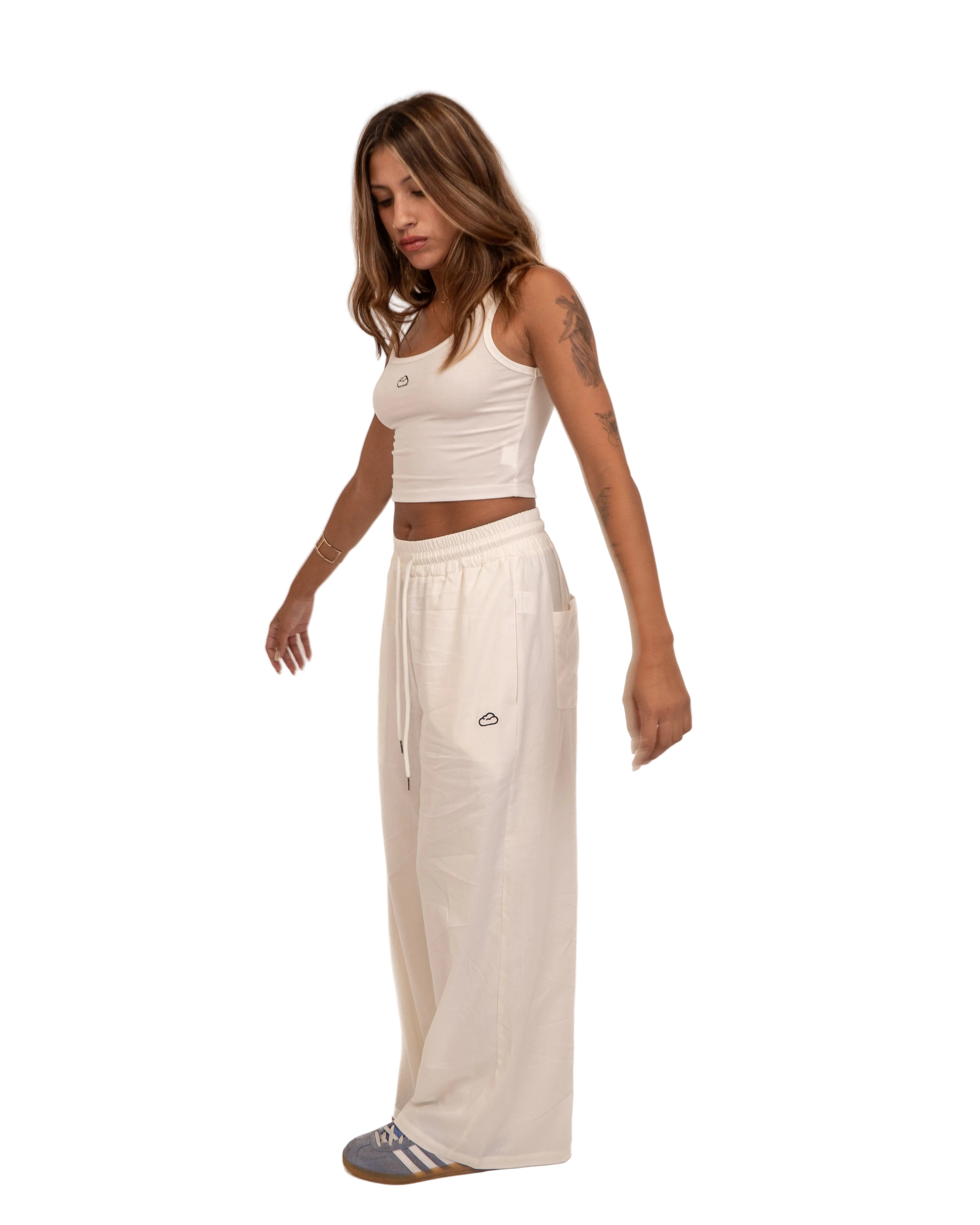The Comf Women Flow Pants "Ivory"