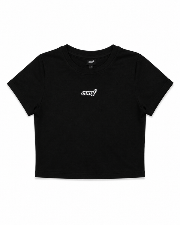 The Comf Baby Tee "Black"