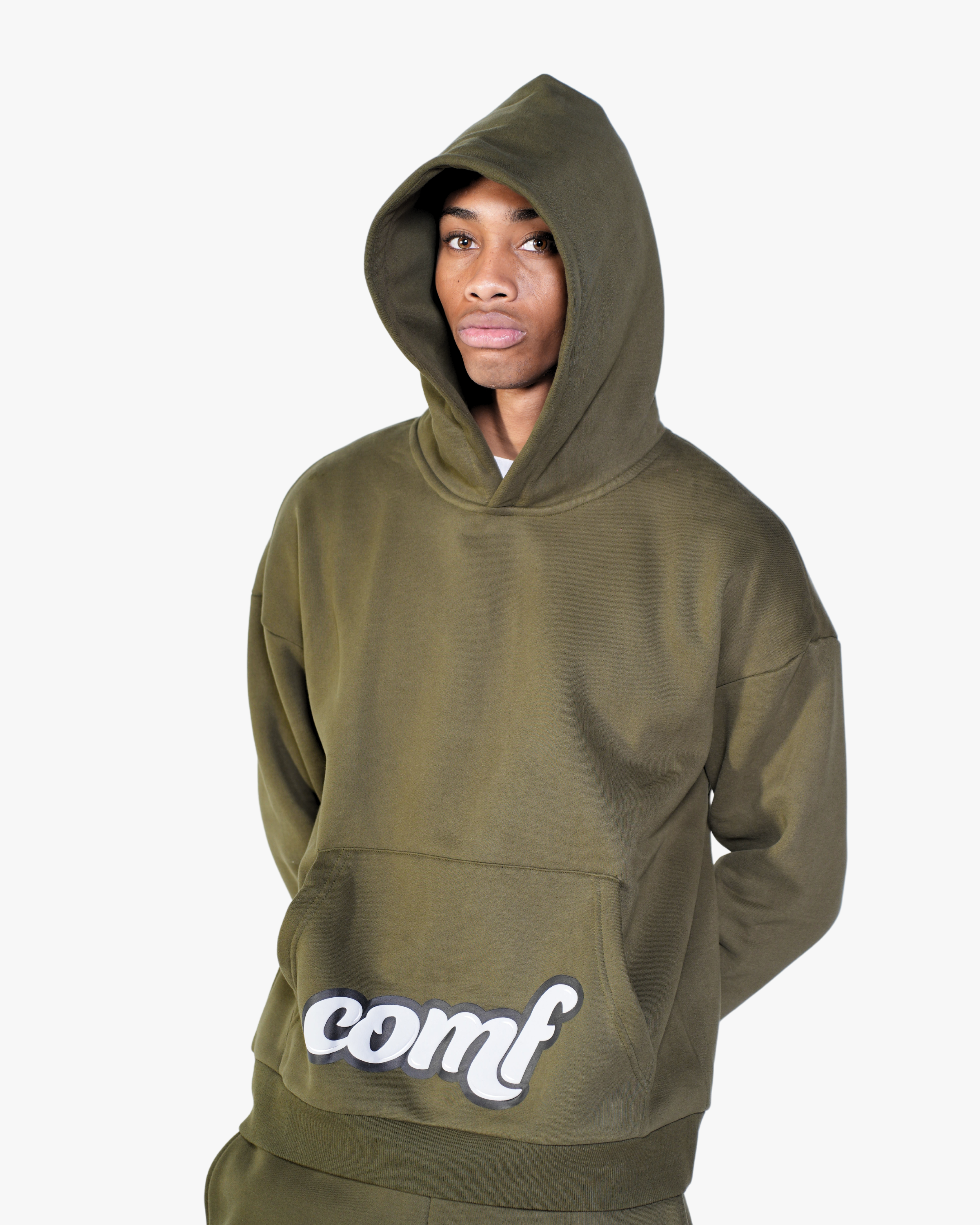 The Comf Cloud Hoodie "Olive"